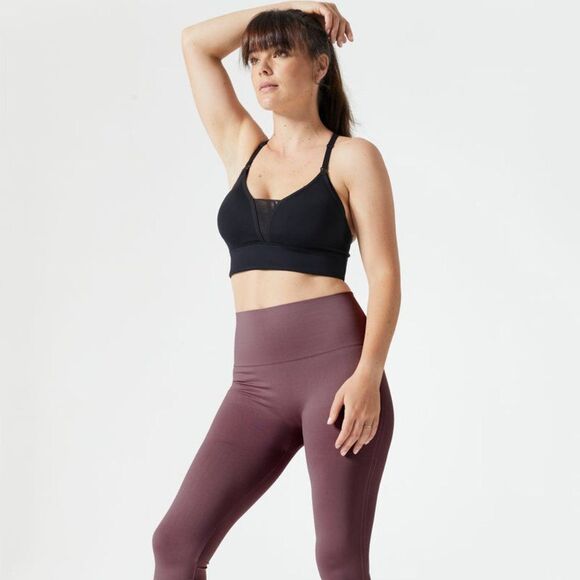 NEW BLANQI Hipster Support Crop Leggings - Soft Fawn - Picture 1 of 9